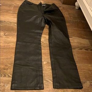 Vintage Black Leather Pants
